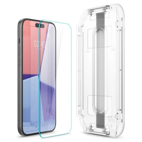 Szkło hartowane Spigen Glas.tR EZ Fit na iPhone 15 Szkło hartowane Spigen Glas.tR EZ Fit na iPhone 15