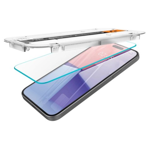 Szkło hartowane Spigen Glas.tR EZ Fit na iPhone 15 Szkło hartowane Spigen Glas.tR EZ Fit na iPhone 15