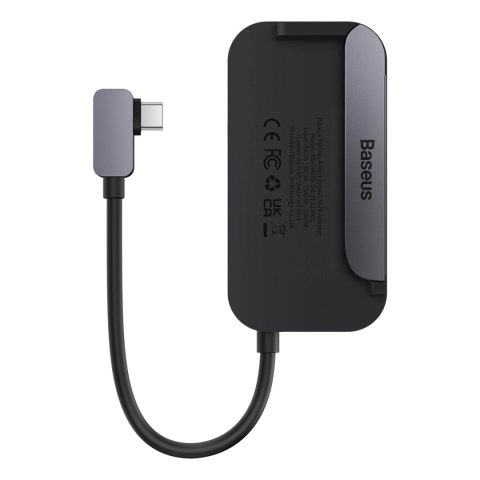 Uniwersalny HUB USB do tabletu / smartfona 4w1 USB-C Baseus PadJoy - ciemnoszary Uniwersalny HUB USB do tabletu / smartfona 4w1 USB-C Baseus PadJoy - ciemnoszary