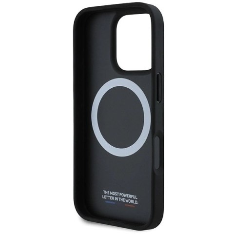 Etui BMW M Carbon Tricolor Line MagSafe na iPhone 16 Pro Max - czarne Etui BMW M Carbon Tricolor Line MagSafe na iPhone 16 Pro Max - czarne
