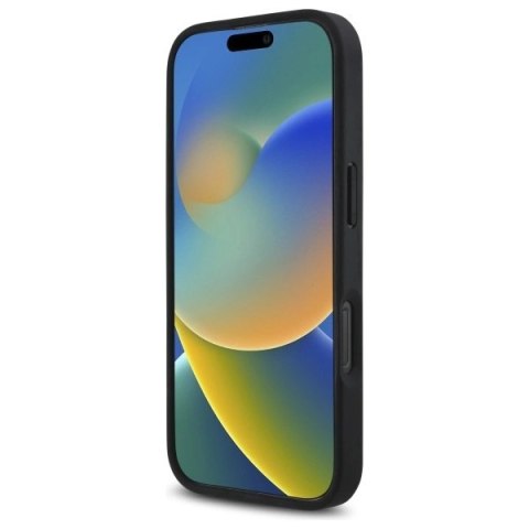 Etui BMW M Perforated Twisted Line MagSafe na iPhone 16 Pro - czarne