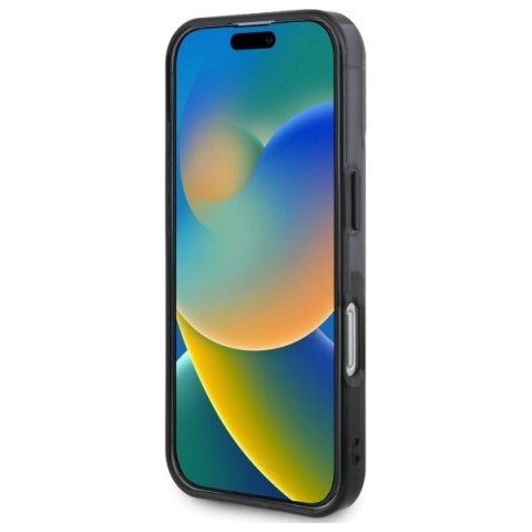Etui BMW Motosport IML Random Stripes na iPhone 16 Plus - szare