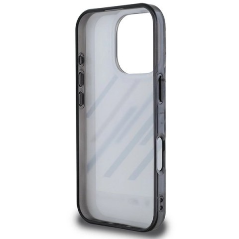 Etui BMW Motosport IML Random Stripes na iPhone 16 Pro - szare