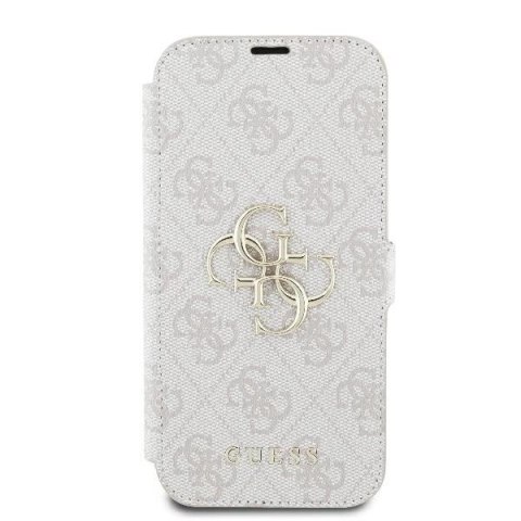 Etui Guess 4G Metal Logo na iPhone 16 - różowe