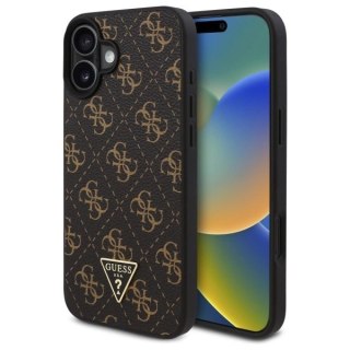 Etui Guess New 4G Triangle na iPhone 16 6.1" - czarne