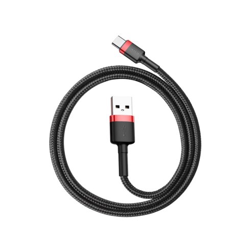 Baseus kabel Cafule USB - USB-C 0,5 m 3A czerwono-czarny Baseus kabel Cafule USB - USB-C 0,5 m 3A czerwono-czarny
