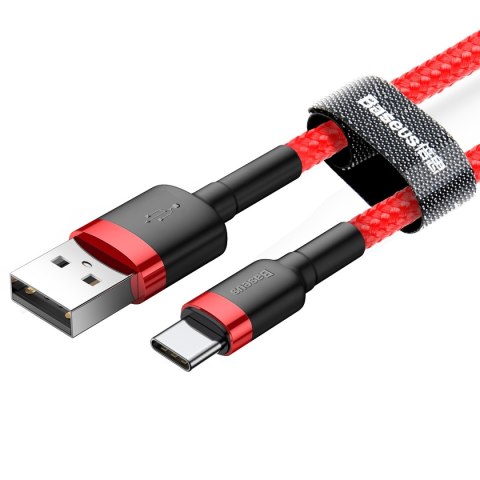 Baseus kabel Cafule USB - USB-C 0,5 m 3A czerwony Baseus kabel Cafule USB - USB-C 0,5 m 3A czerwony