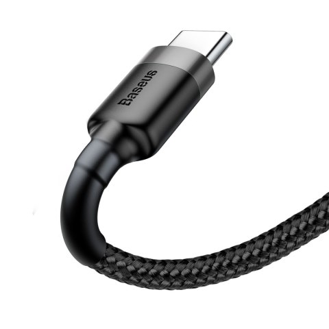 Baseus kabel Cafule USB - USB-C 0,5 m 3A szaro-czarny Baseus kabel Cafule USB - USB-C 0,5 m 3A szaro-czarny