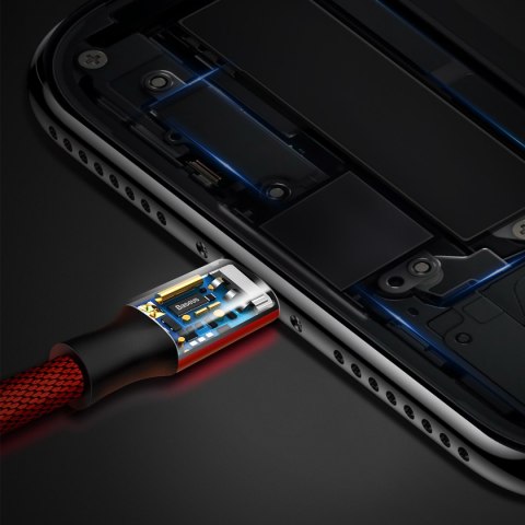 Baseus kabel Yiven USB - Lightning 1,2 m 2A czerwony Baseus kabel Yiven USB - Lightning 1,2 m 2A czerwony