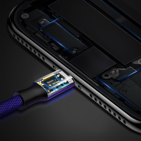 Baseus kabel Yiven USB - Lightning 1,2 m 2A niebieski Baseus kabel Yiven USB - Lightning 1,2 m 2A niebieski