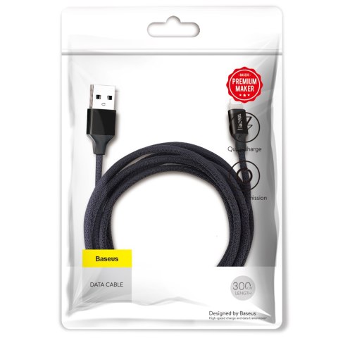 Baseus kabel Yiven USB - Lightning 3,0 m 1,5A czarny Baseus kabel Yiven USB - Lightning 3,0 m 1,5A czarny