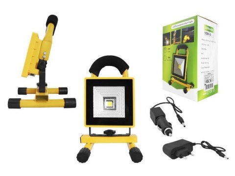 Lampa robocza LED z akumulatorem 10W |6000K|