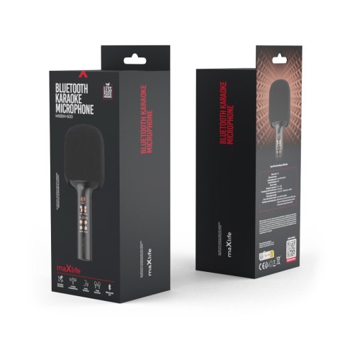 Maxlife mikrofon z głośnikiem Bluetooth MXBM-600 czarny