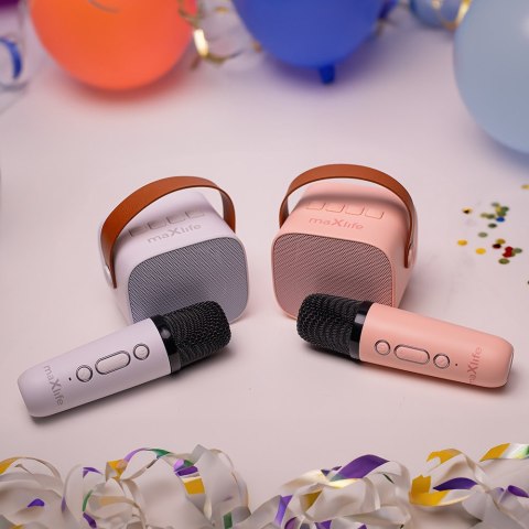 Maxlife zestaw karaoke Bluetooth MXKS-100 biały Maxlife zestaw karaoke Bluetooth MXKS-100 biały