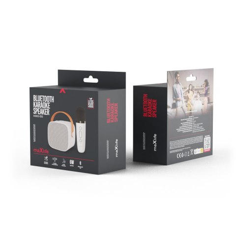 Maxlife zestaw karaoke Bluetooth MXKS-100 biały Maxlife zestaw karaoke Bluetooth MXKS-100 biały