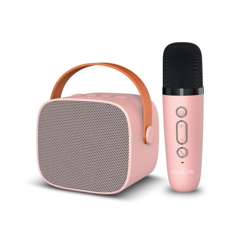 Maxlife zestaw karaoke Bluetooth MXKS-100 różowy Maxlife zestaw karaoke Bluetooth MXKS-100 różowy