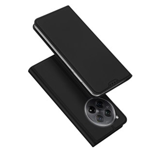 Etui Dux Ducis Skin Pro na OnePlus 12 z klapką i miejscem na kartę - czarne