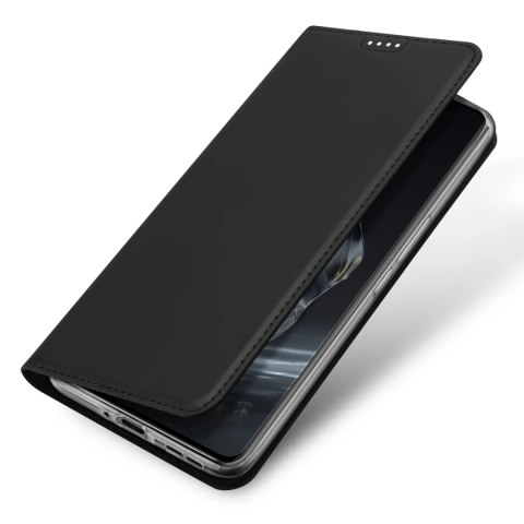 Etui Dux Ducis Skin Pro na OnePlus 12 z klapką i miejscem na kartę - czarne Etui Dux Ducis Skin Pro na OnePlus 12 z klapką i miejscem na kartę - czarne