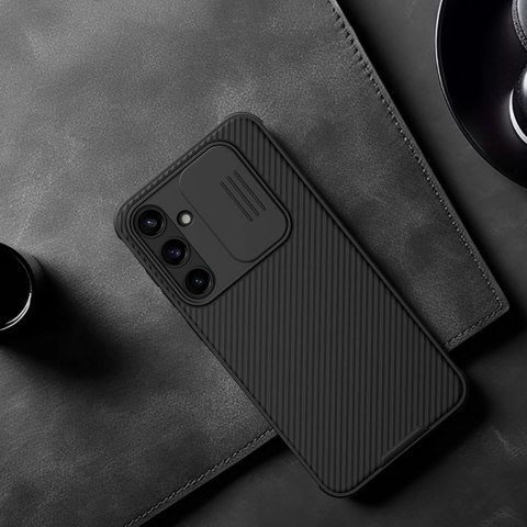 Etui Nillkin CamShield Pro Case do Samsung Galaxy A55 z osłoną na aparat - czarne Etui Nillkin CamShield Pro Case do Samsung Galaxy A55 z osłoną na aparat - czarne
