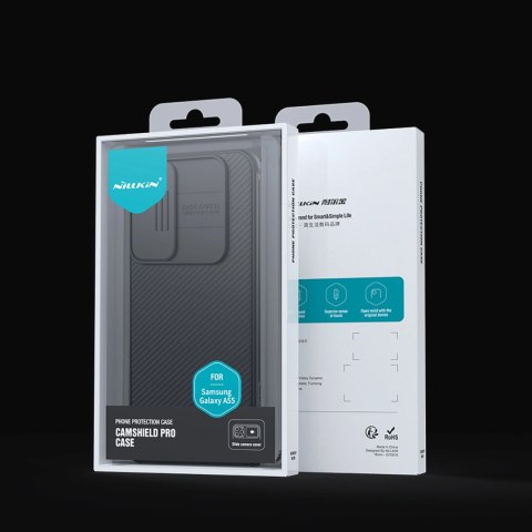 Etui Nillkin CamShield Pro Case do Samsung Galaxy A55 z osłoną na aparat - czarne Etui Nillkin CamShield Pro Case do Samsung Galaxy A55 z osłoną na aparat - czarne
