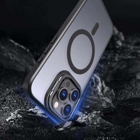 Etui Tech-Protect MagStand MagSafe z podstawką na iPhone 16 Pro - półprzezroczyste