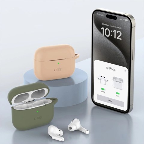 Etui Tech-Protect Silicone Hook Apple AirPods Pro 1 / 2 - niebieskie