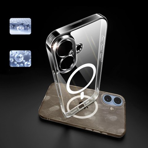 Etui Ugreen Classy Clear Magnetic na iPhone 16 Plus - przezroczyste Etui Ugreen Classy Clear Magnetic na iPhone 16 Plus - przezroczyste