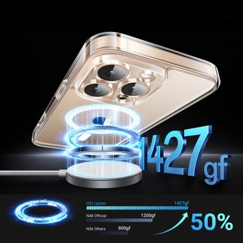 Etui Ugreen Classy Clear Magnetic na iPhone 16 Pro - przezroczyste Etui Ugreen Classy Clear Magnetic na iPhone 16 Pro - przezroczyste