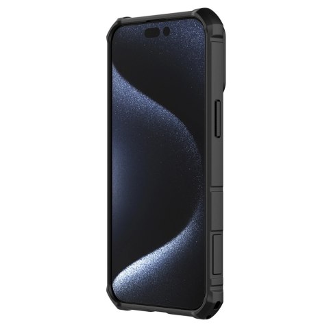 Etui pancerne Nillkin CamShield Armor Case do iPhone 15 Pro Max - czarne Etui pancerne Nillkin CamShield Armor Case do iPhone 15 Pro Max - czarne