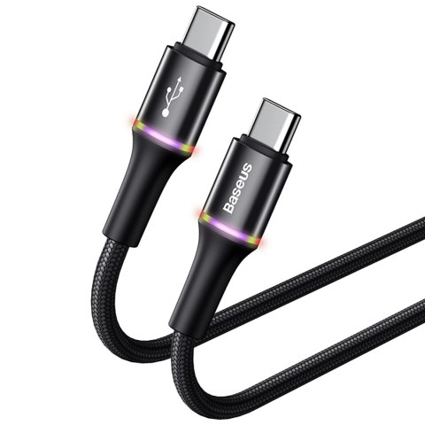 Kabel Baseus Halo USB-A - USB-C 2A 3m - czarny Kabel Baseus Halo USB-A - USB-C 2A 3m - czarny