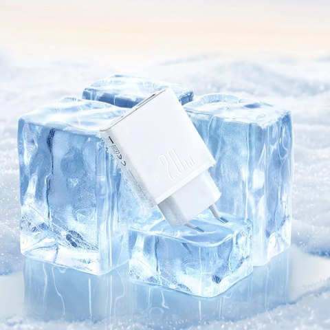 Ładowarka sieciowa Joyroom JR-TCF14 20W USB-A USB-C supercienka - biała Ładowarka sieciowa Joyroom JR-TCF14 20W USB-A USB-C supercienka - biała