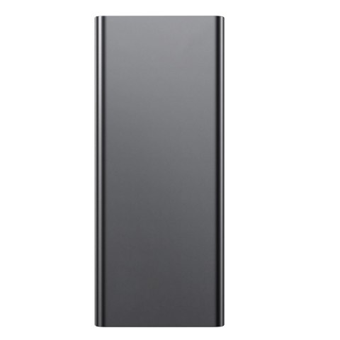 Powerbank Baseus Adaman Metal 65W 20000mAh z kablem Baseus Xiaobai USB-C 60W (20V/3A) 50cm - czarny