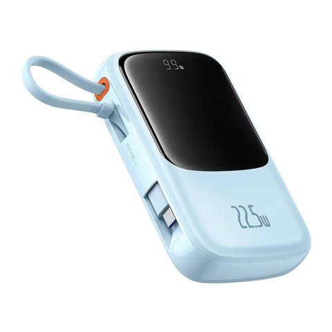 Powerbank Baseus Qpow Pro+ 22.5W 10000mAh USB-C - niebieski Powerbank Baseus Qpow Pro+ 22.5W 10000mAh USB-C - niebieski