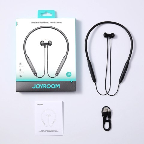 Słuchawki bezprzewodowe Joyroom JR-D8 Bluetooth z pałąkiem - czarne Słuchawki bezprzewodowe Joyroom JR-D8 Bluetooth z pałąkiem - czarne