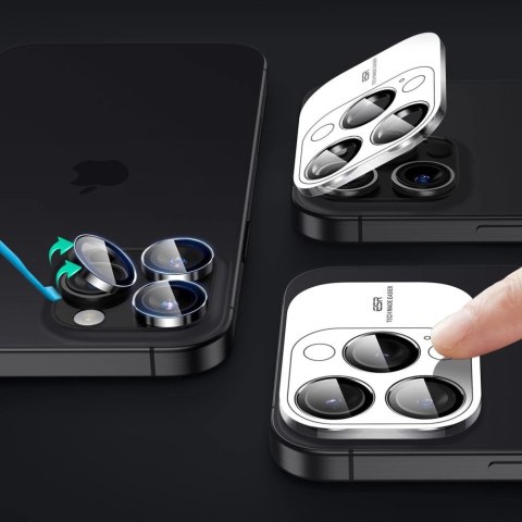 Szkło hartowane ESR Armorite na aparat do iPhone 16 Pro / 16 Pro Max - czarne