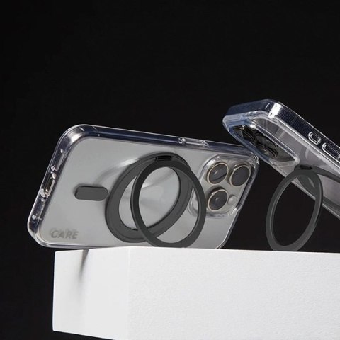 Etui CARE by PanzerGlass Feature Kickstand Case z MagSafe na iPhone 16 Plus - czarne