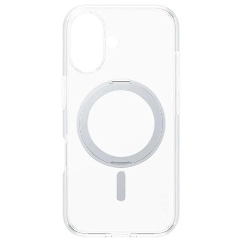 Etui CARE by PanzerGlass Feature Kickstand Case z MagSafe na iPhone 16 - srebrne Etui CARE by PanzerGlass Feature Kickstand Case z MagSafe na iPhone 16 - srebrne