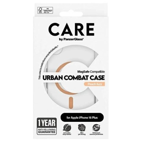 Etui CARE by PanzerGlass Flagship Case z MagSafe na iPhone 16 Plus - pomarańczowe Etui CARE by PanzerGlass Flagship Case z MagSafe na iPhone 16 Plus - pomarańczowe