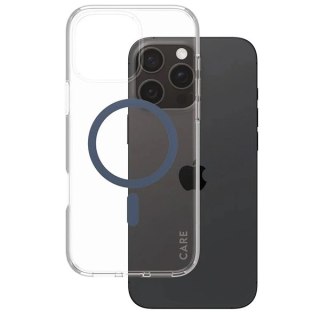 Etui CARE by PanzerGlass Flagship Case z MagSafe na iPhone 16 Pro Max - niebieskie