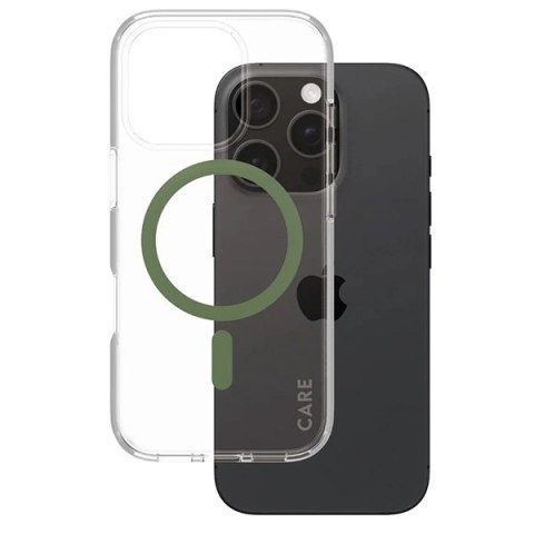 Etui CARE by PanzerGlass Flagship Case z MagSafe na iPhone 16 Pro - zielone Etui CARE by PanzerGlass Flagship Case z MagSafe na iPhone 16 Pro - zielone