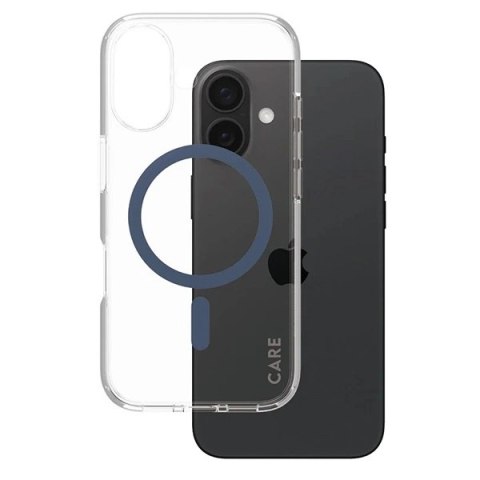 Etui CARE by PanzerGlass Flagship Case z MagSafe na iPhone 16 - niebieskie