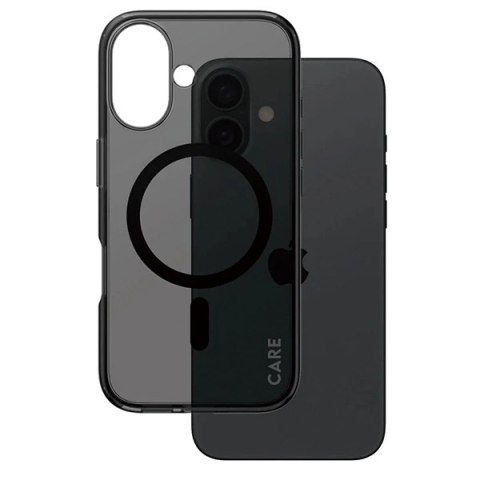 Etui CARE by PanzerGlass Flagship Case z MagSafe na iPhone 16 - półprzezroczyste Etui CARE by PanzerGlass Flagship Case z MagSafe na iPhone 16 - półprzezroczyste