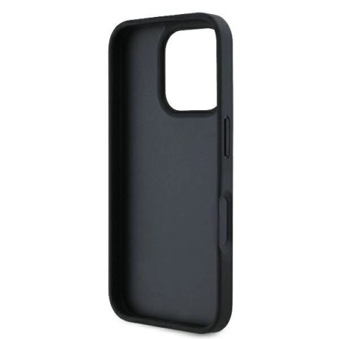 Etui Karl Lagerfeld Cardslots Monogram na iPhone 16 Pro - czarne Etui Karl Lagerfeld Cardslots Monogram na iPhone 16 Pro - czarne