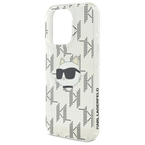 Etui Karl Lagerfeld IML Choupette Head Electroplated na iPhone 16 Pro - przezroczyste