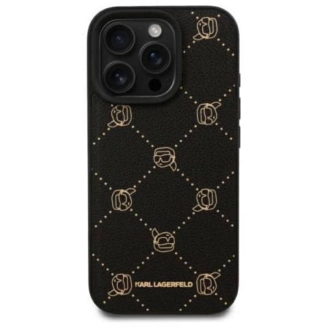 Etui Karl Lagerfeld Karl Head Magsafe na iPhone 16 Pro - czarne Etui Karl Lagerfeld Karl Head Magsafe na iPhone 16 Pro - czarne