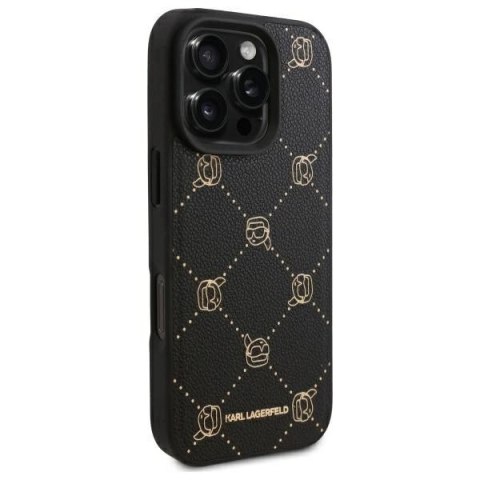 Etui Karl Lagerfeld Karl Head Magsafe na iPhone 16 Pro - czarne Etui Karl Lagerfeld Karl Head Magsafe na iPhone 16 Pro - czarne