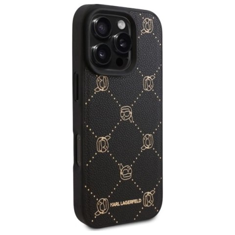 Etui Karl Lagerfeld Magsafe Karl Head na iPhone 16 Pro Max - czarne Etui Karl Lagerfeld Magsafe Karl Head na iPhone 16 Pro Max - czarne
