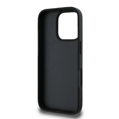 Etui Karl Lagerfeld Monogram Karl Head Pin na iPhone 16 Pro Max - czarne Etui Karl Lagerfeld Monogram Karl Head Pin na iPhone 16 Pro Max - czarne
