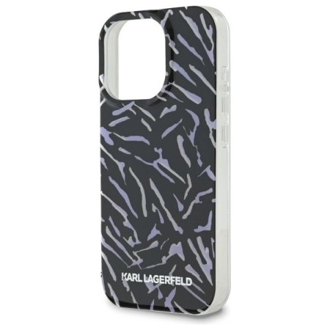 Etui Karl Lagerfeld Zebra With Cord na iPhone 16 Pro Max - fioletowe Etui Karl Lagerfeld Zebra With Cord na iPhone 16 Pro Max - fioletowe
