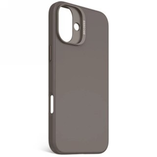 Etui Decoded AntiMicrobial Silicone Backcover MagSafe na iPhone 16 Plus - brązowe